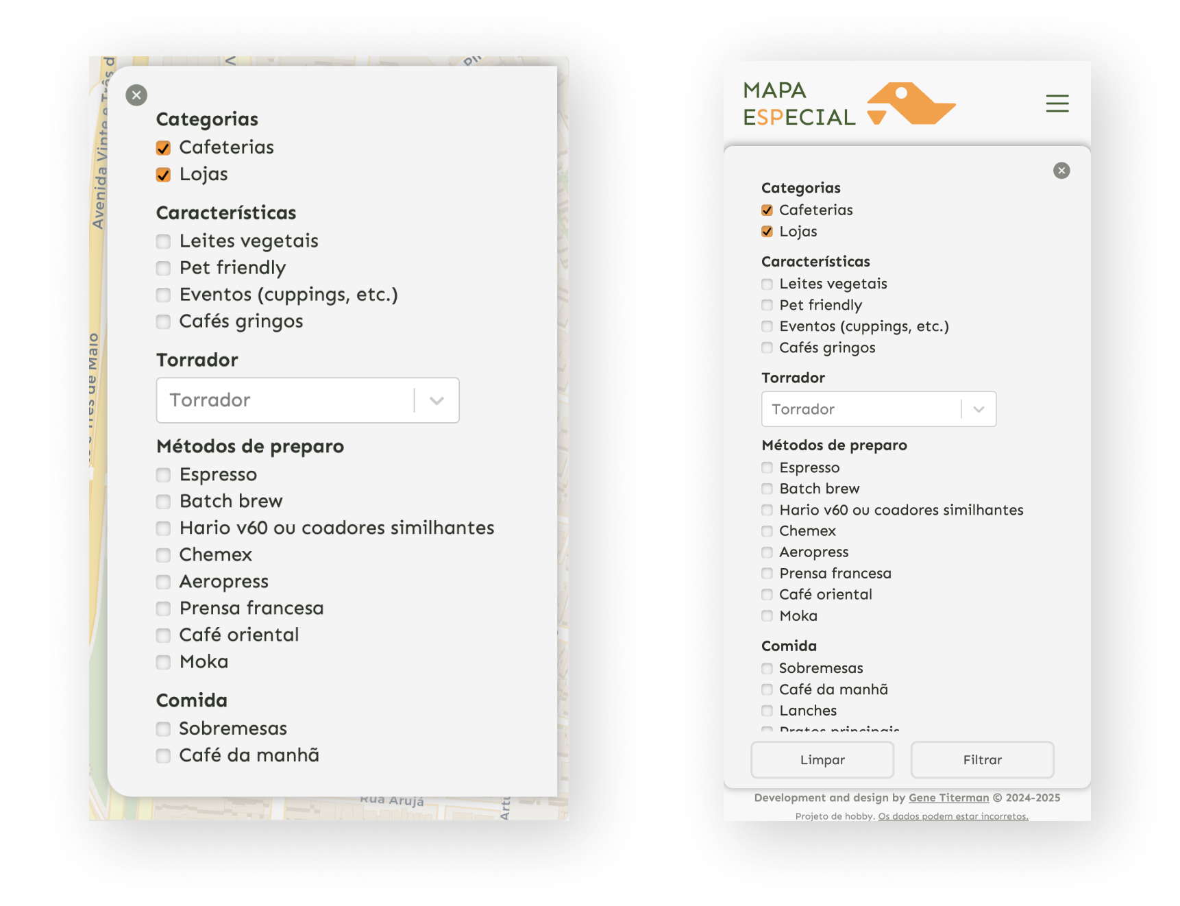 filter comparison